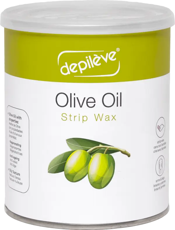 DEPILEVE פחית שעוות בדים שמן זית