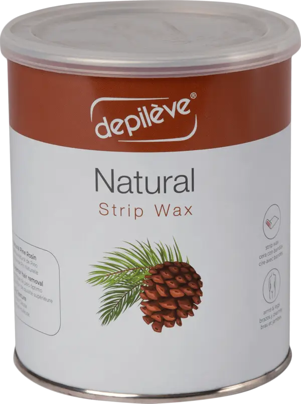 DEPILEVE פחית שעוות בדים טבעית