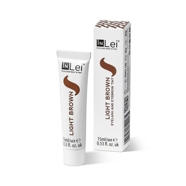 INLei צבע לריסים ולגבות "LIGHT BROWN"